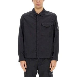 C.P. Company Black Shirt Jacket With Relaxed Fit - NWT